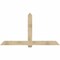 Ekena Millwork Eugene Rough Sawn Timber Gable Bracket, Douglas Fir, 84"W x 45"H x 2"D x 6"F, 13/12 Pitch GBW084X45X0206EUG00RDF - alternate 1